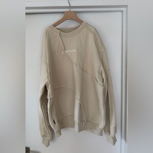 Beige Sweatshirt for Men